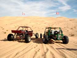 Playtech Racing desert scene