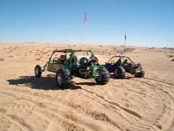Playtech Racing desert scene
