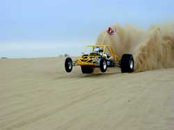Playtech Racing desert scene aftershock